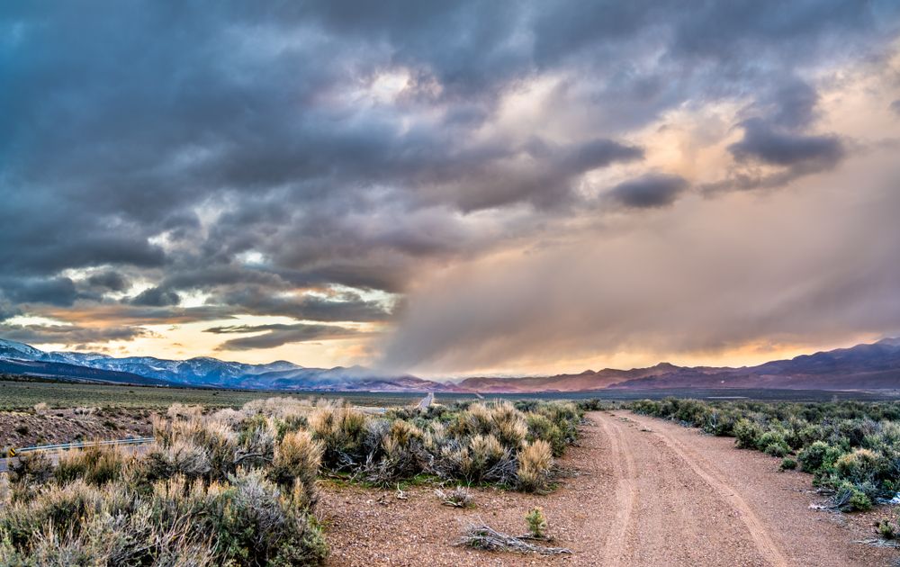 Beautiful landscape of Fishlake National Forest