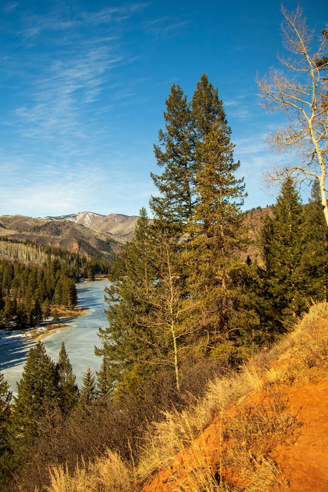 Scenic daytime at Sylvan Lake State Park