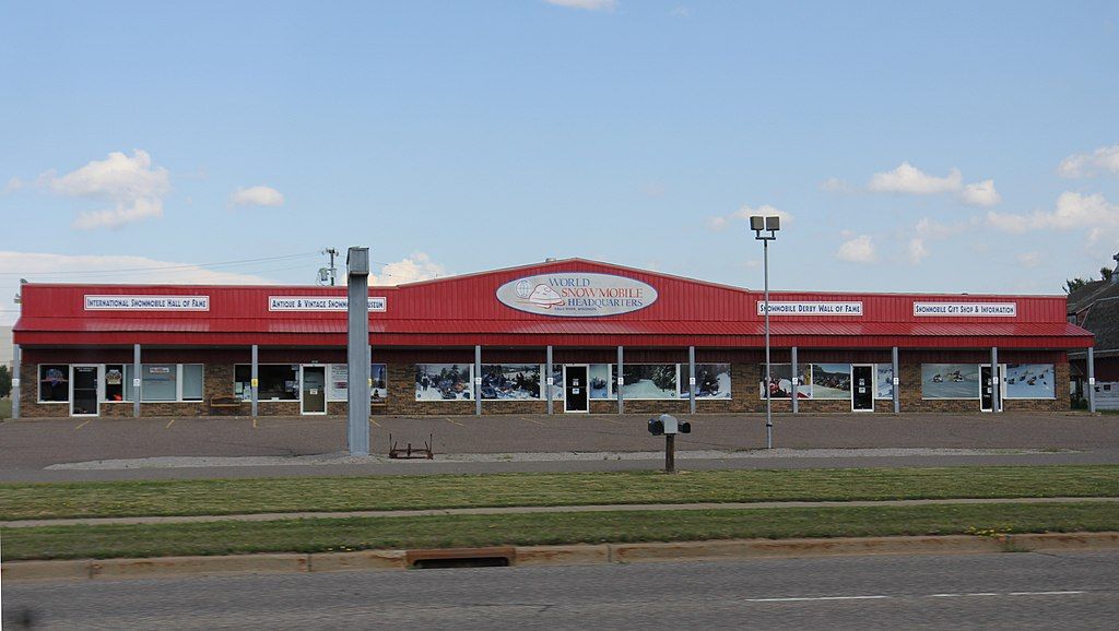 Exterior of World Snowmobile HQ