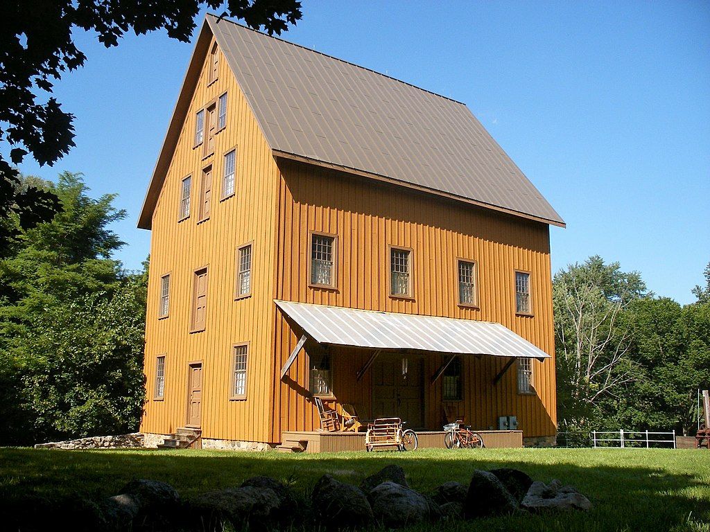 Exterior of Bellevue Gothic Mill