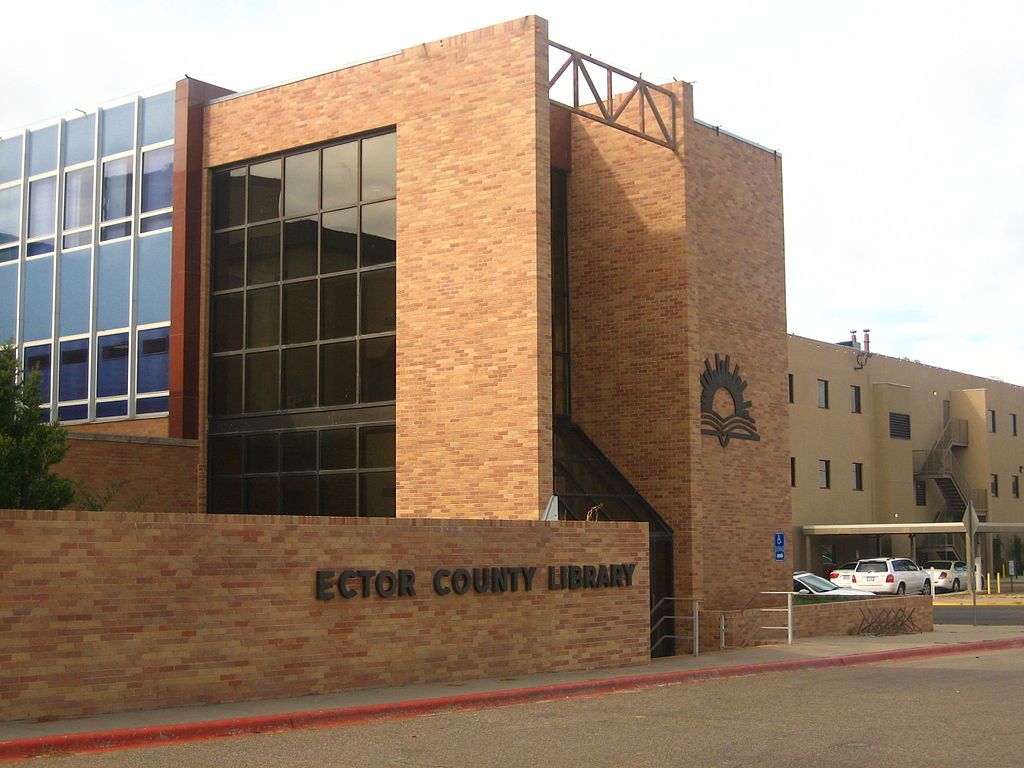 Exterior of Ector County Library