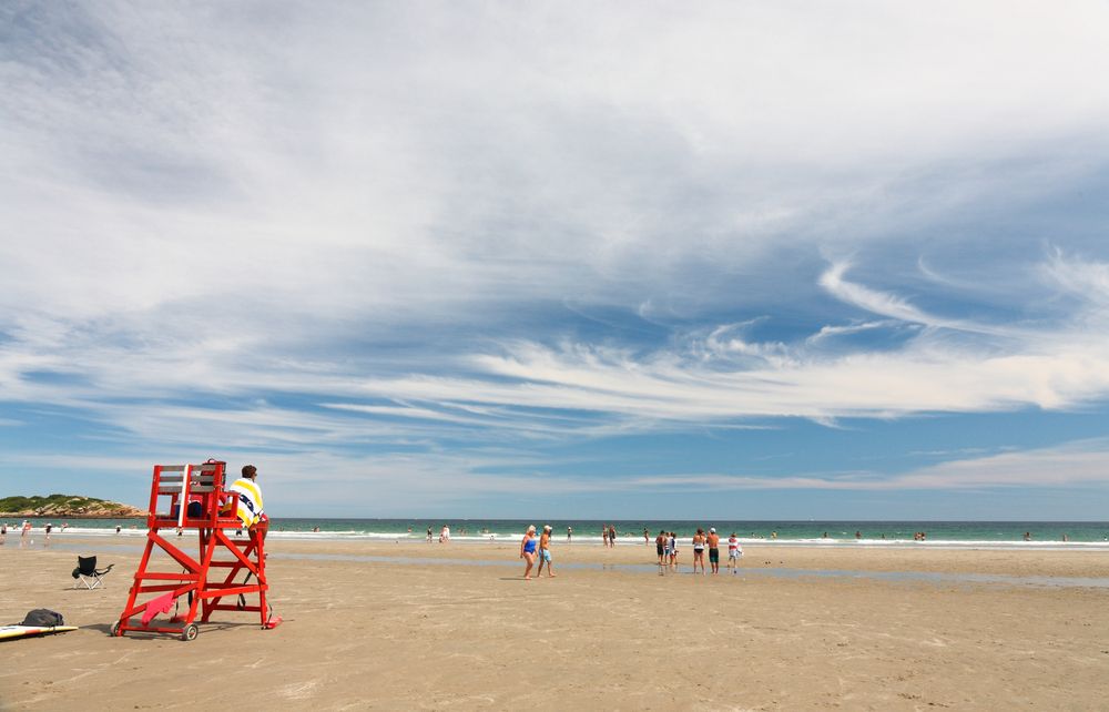 Daytime view of Good Harbor Beach
