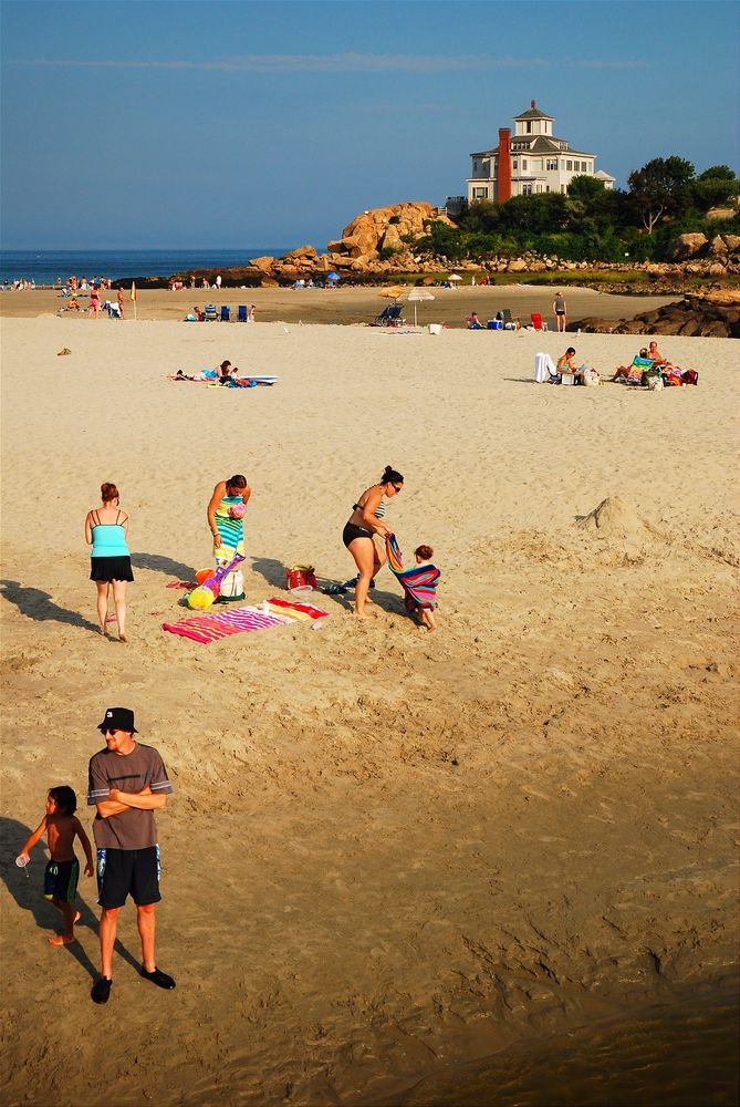 People at Good Harbor Beach