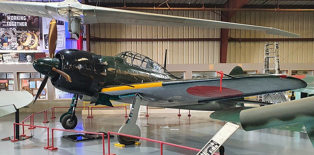 Mitsubishi AM6 in Planes of Fame Air Museum