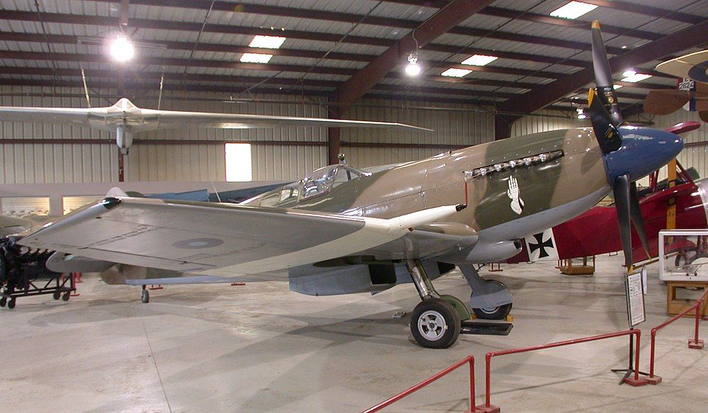 Supermarine spitfire in Planes of Fame Air Museum