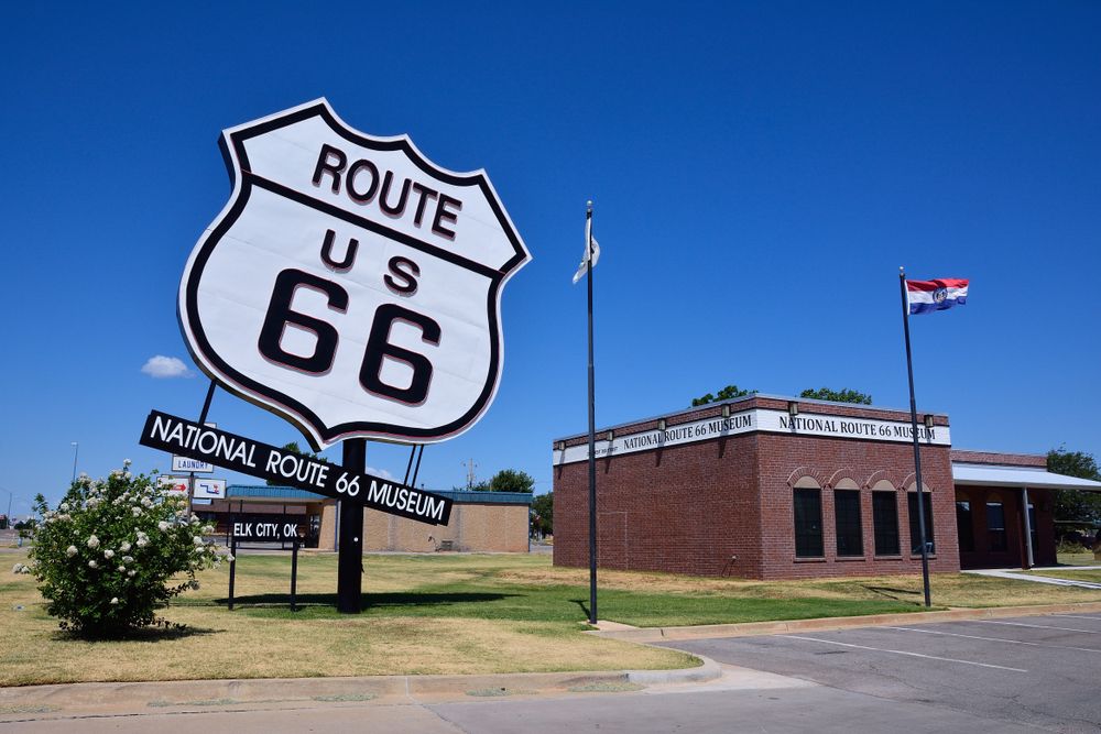 Exterior of The National Route 66 Museum