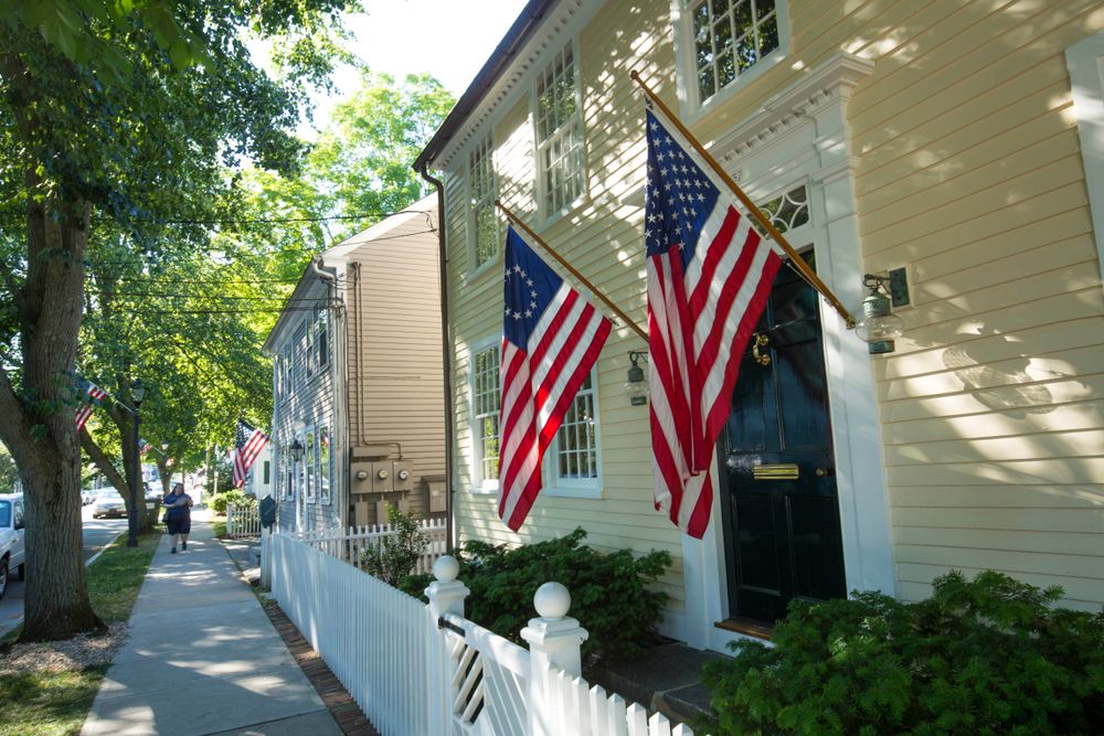 Sidewalk of Main Street essex