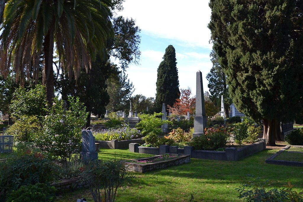 Daytime view of Sacramento Historic City Cemetery