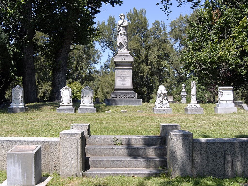 Monuments at Sacramento Historic City Cemetery