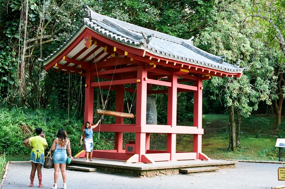 A bell at the Byodo-In Temple