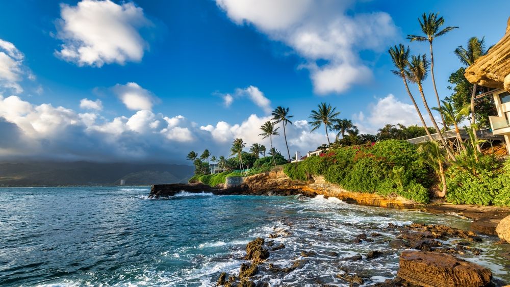 The waters of Koko Kai Beach Mini Park