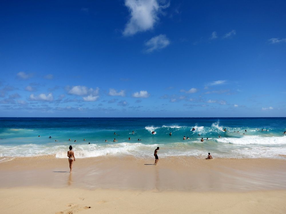 Sunny day at Makapuu Beach Park