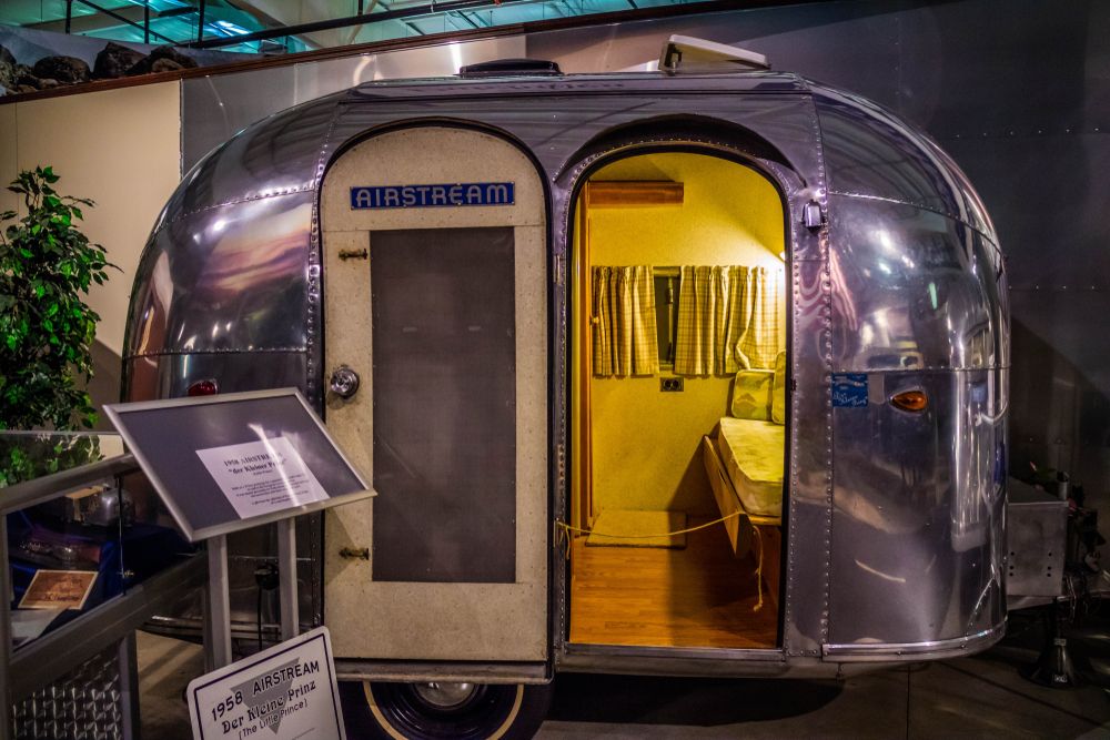Airstream trailer in RV-MH Hall of Fame and Museum