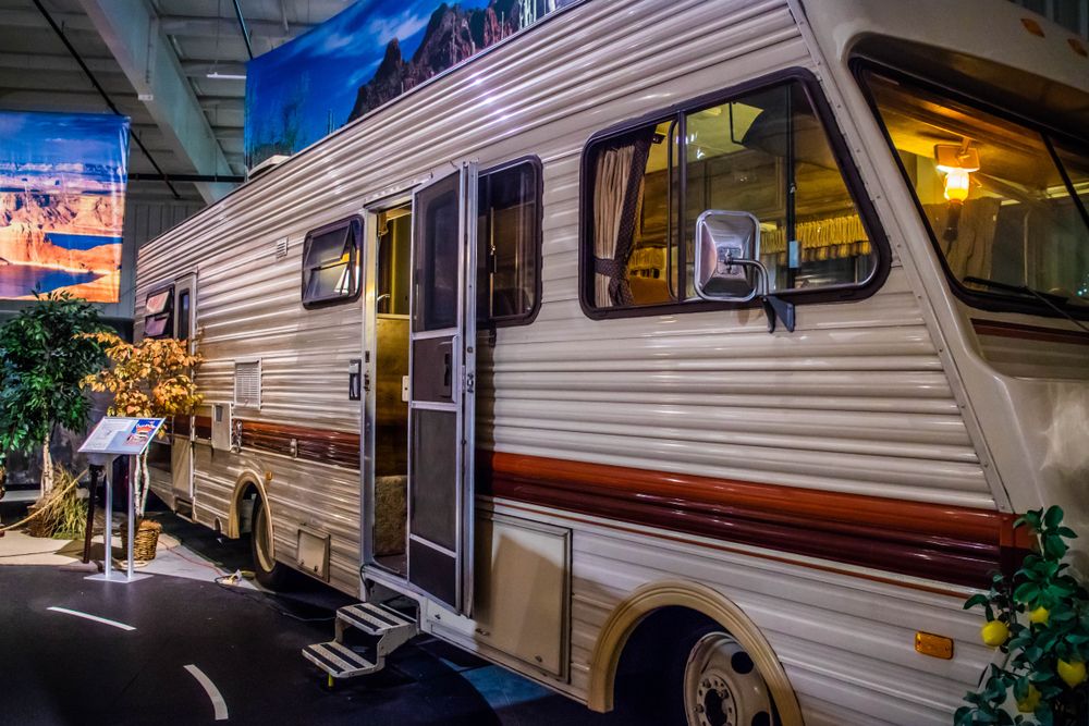 Pace arrow trailer in RV-MH Hall of Fame and Museum
