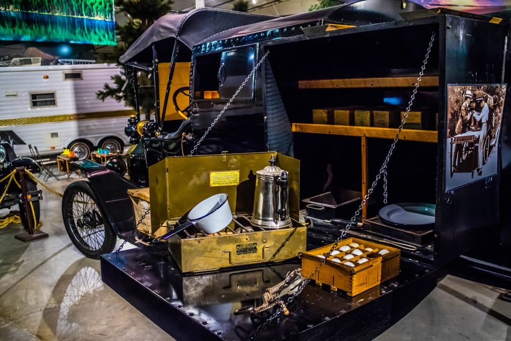 Earl travel trailer in RV-MH Hall of Fame and Museum