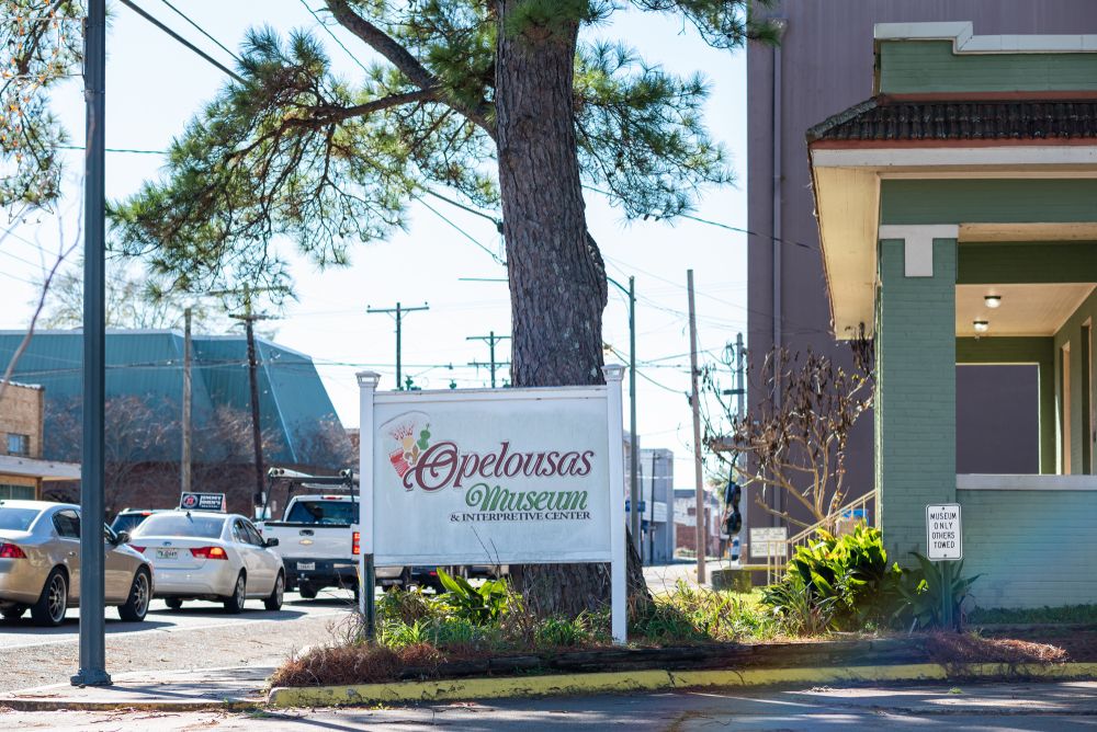 Signage of Opelousas Museum and Interpretive Center