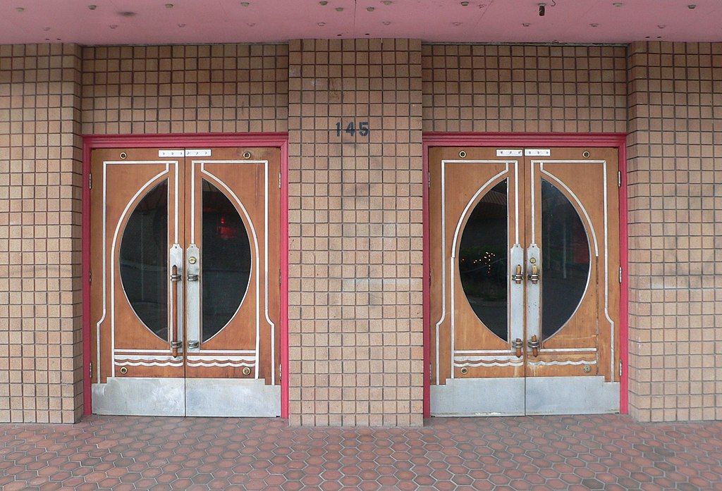 Entrance doors of Central Theatre.