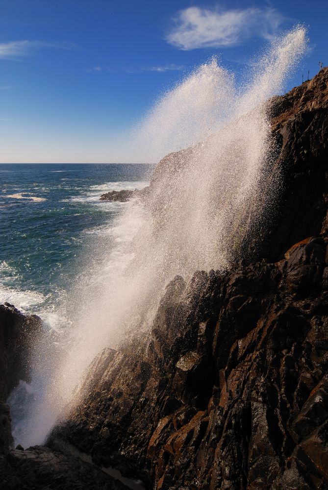 The water spout of La Bufadora