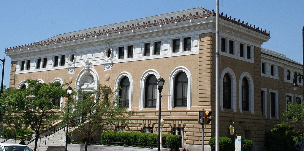 Exterior of Elizabeth Public Library