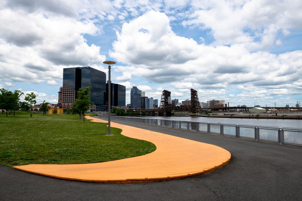 The grounds of Riverfront Park