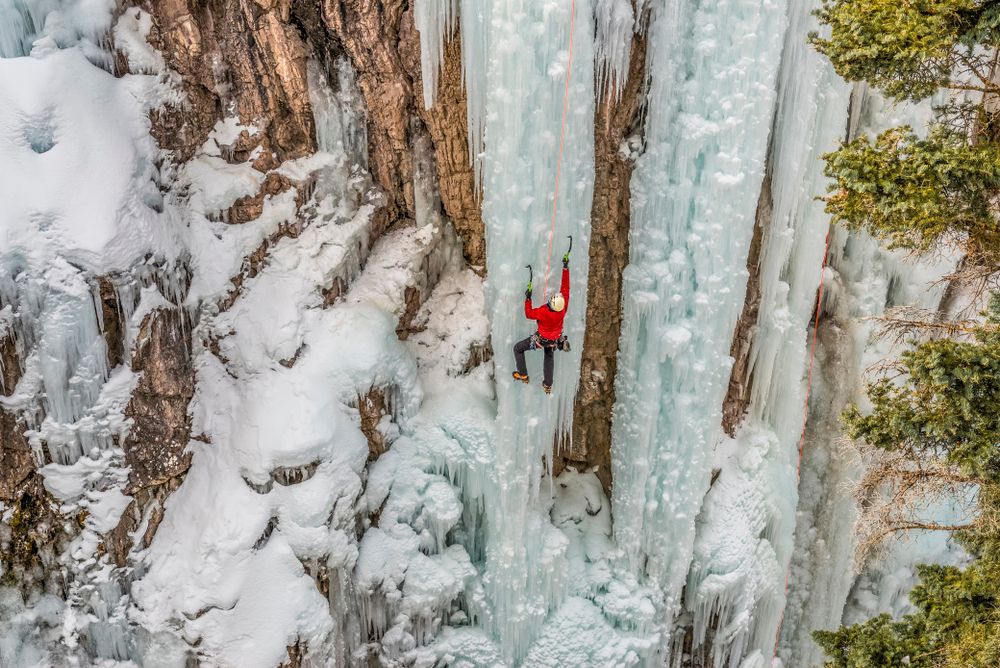Ice climbing at Ouray Ice Park