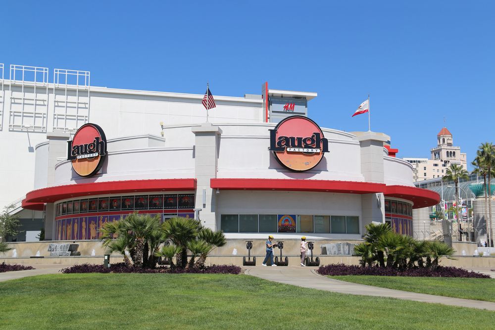 Outside view of The Laugh Factory