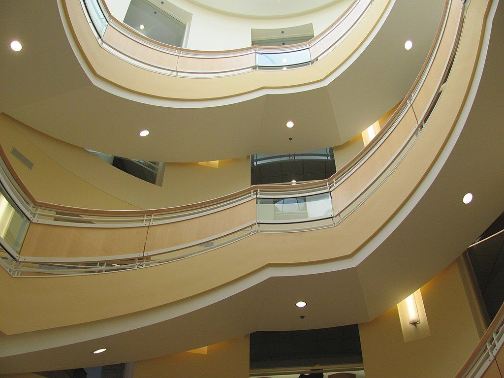 Interior of Eugene Public Library