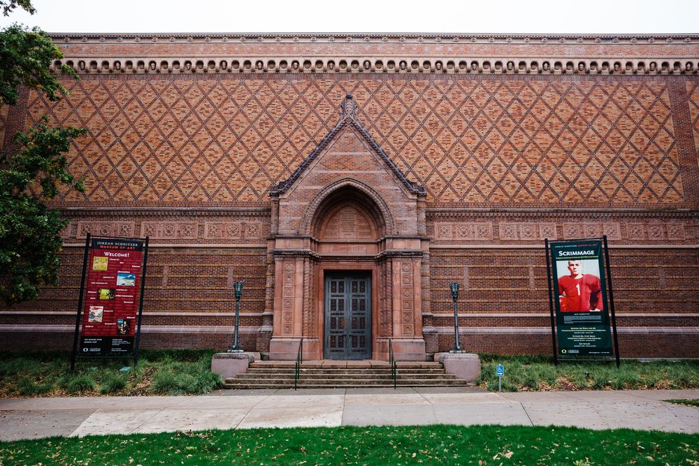 Exterior of Jordan Schnitzer Museum of Art