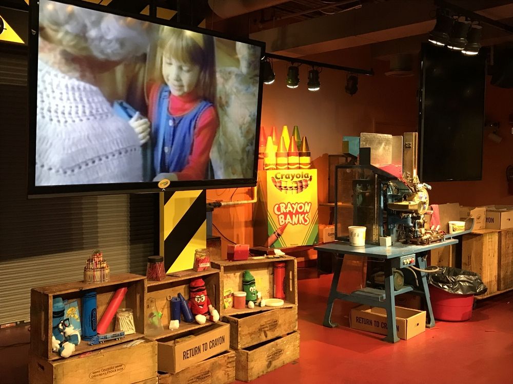Displays in Crayola Experience