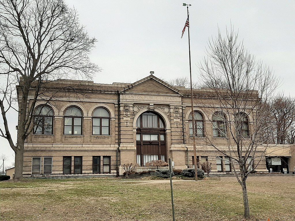 Exterior of the Easton Area Public Library