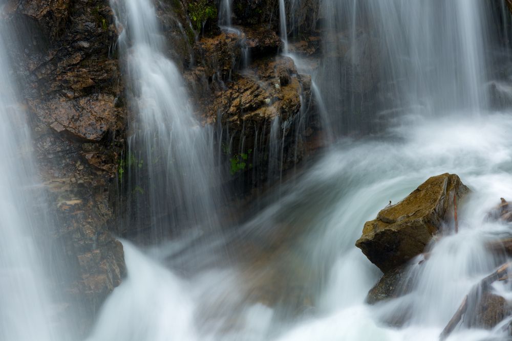 Cascades near the base of Barbara Falls