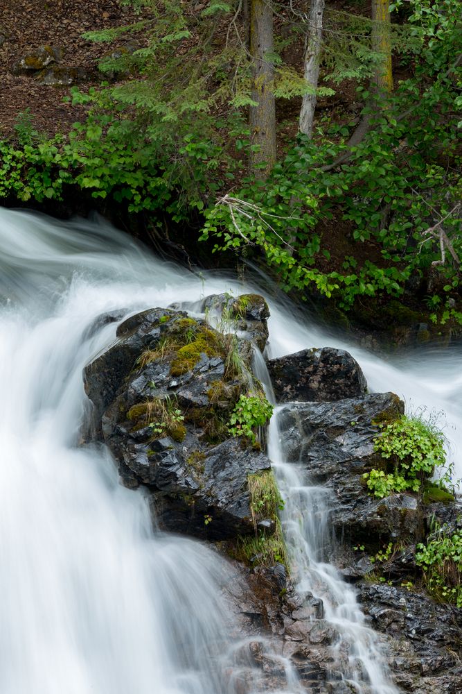 Water rushing from Barbara Falls