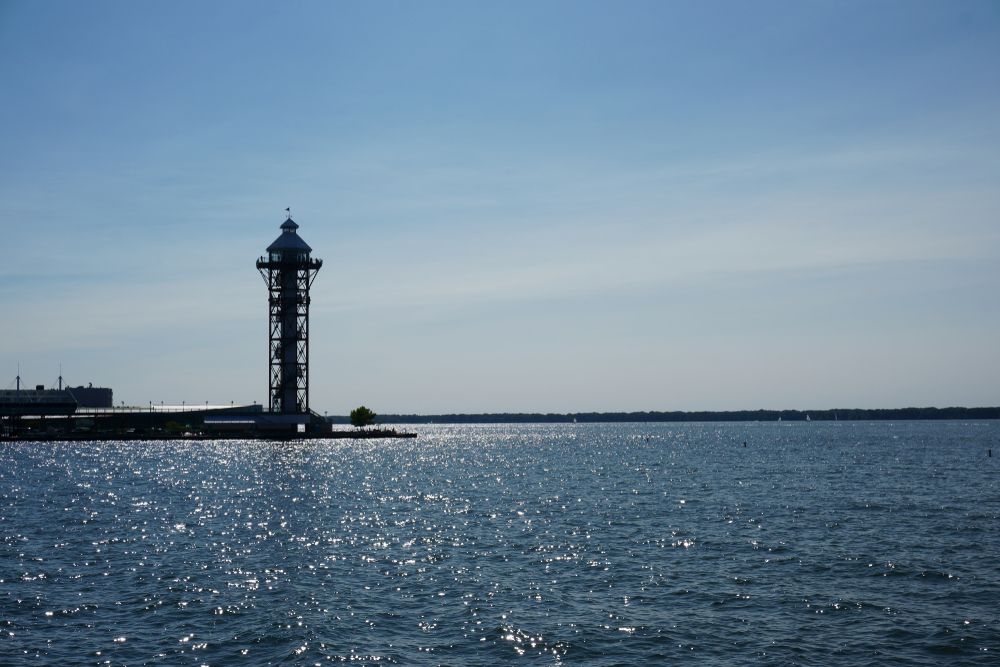 Silhouette of Bicentennial Tower
