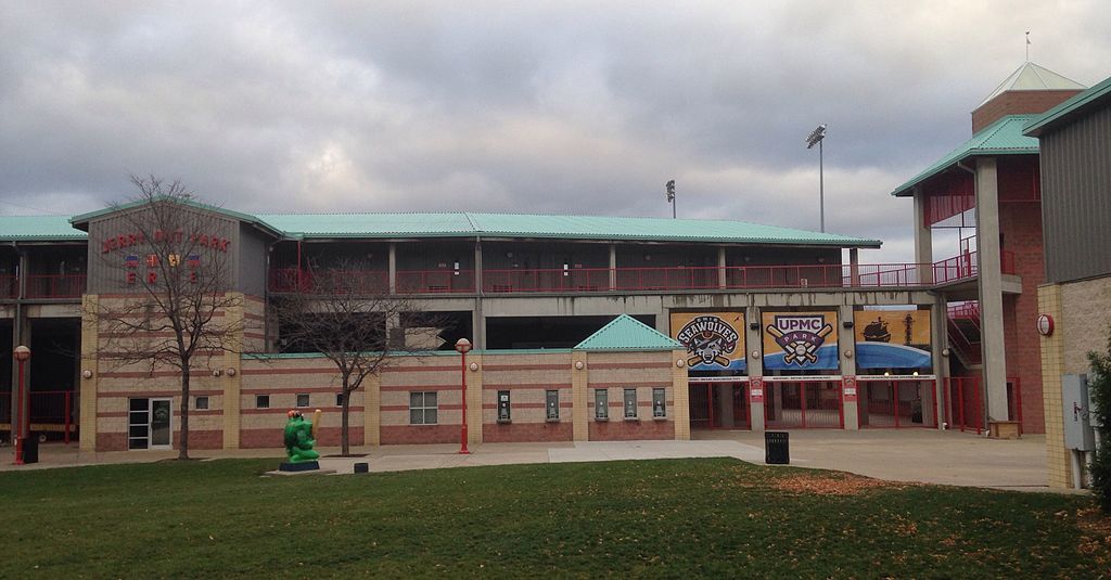 The entrance of UPMC Park