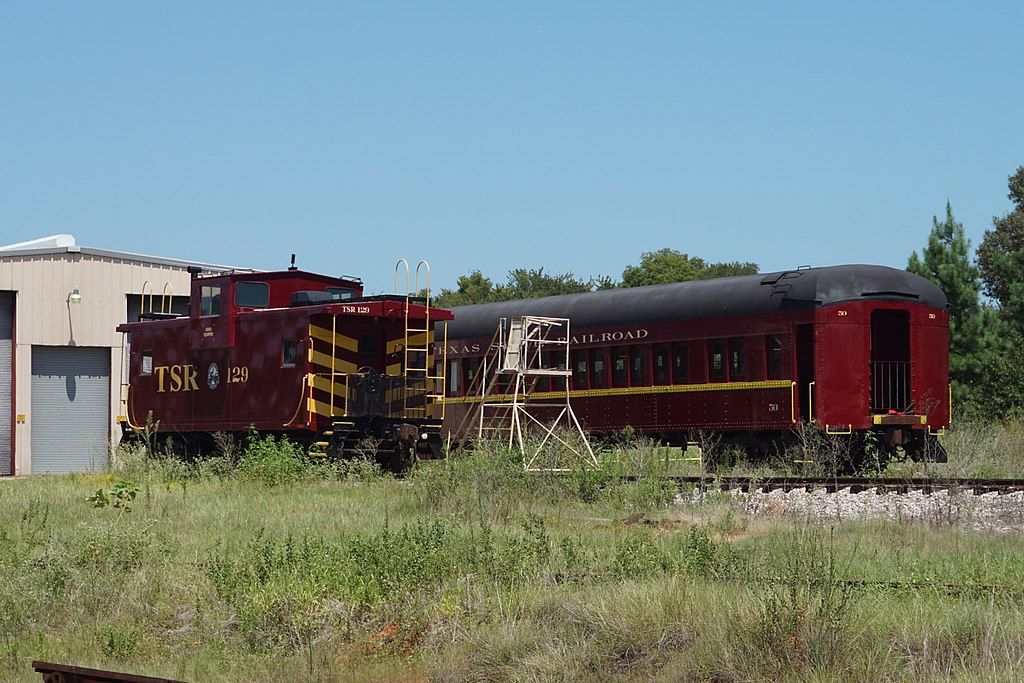 Trains at Texas State Railway