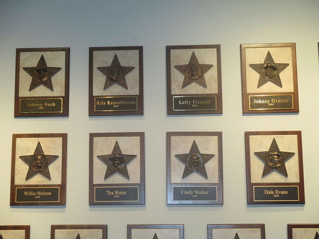 Plaques in Texas Country Music Hall of Fame