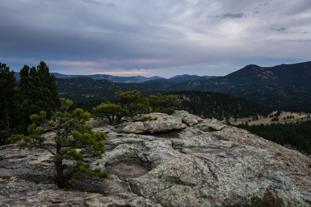 Mountain views from Three Sisters Park