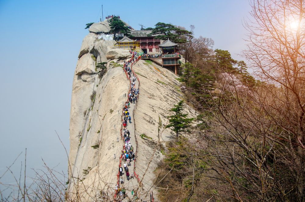 View of Mount Huashan