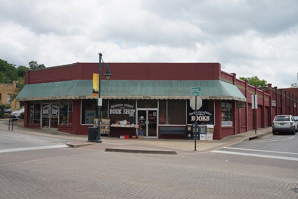 Exterior of Dickson Street Bookshop