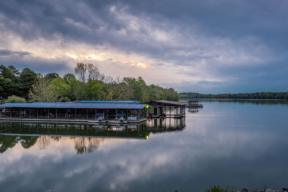 A dock at Lake Fayetteville