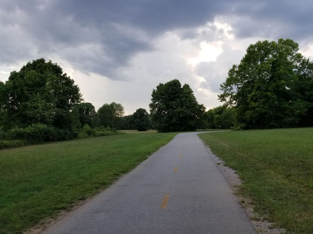 A trail at Lake Fayetteville
