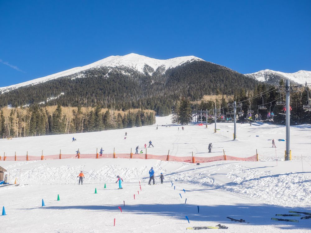 Daytime view of Arizona Snowbowl Ski Resort