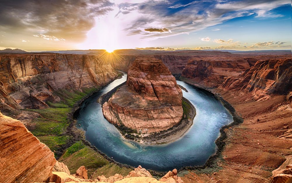 Horseshoe bend at Grand Canyon National Park