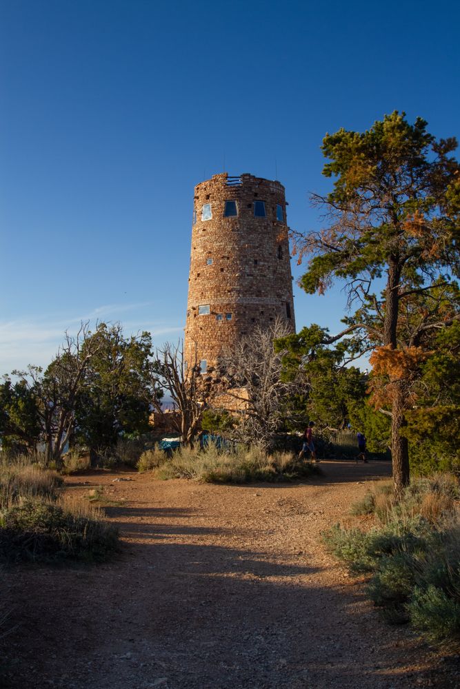 Stone tower at Grand Canyon
