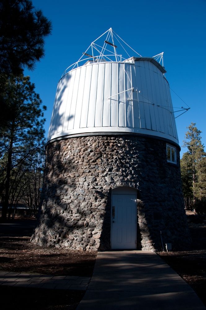 Telescope dome building at Lowell Observatory