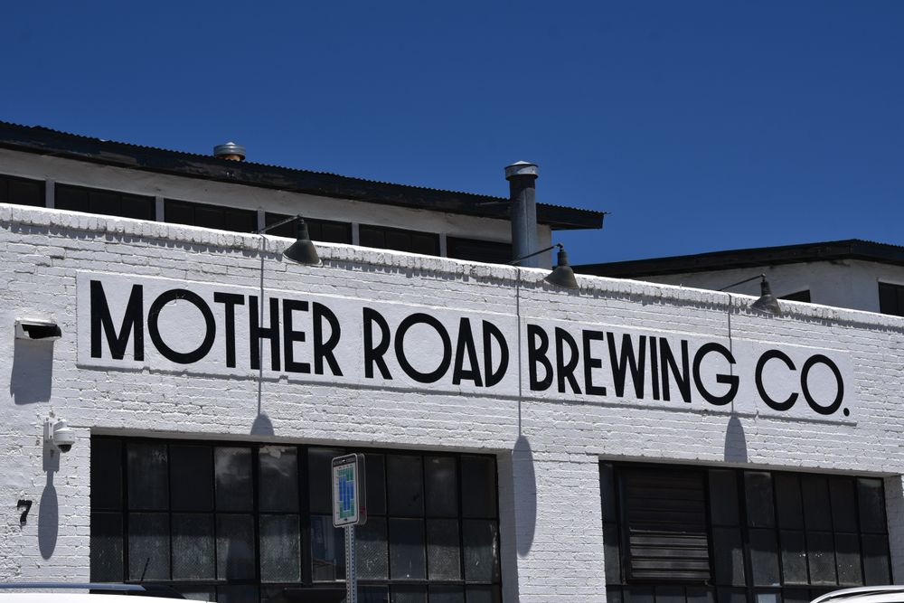 Building sign of Mother Road Brewing Company