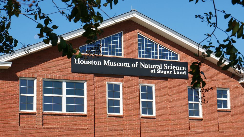 Building sign of the Houston Museum of Natural Science