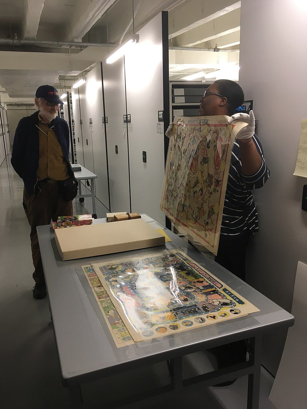 Japanese exhibit in Billy Ireland Cartoon Library & Museum