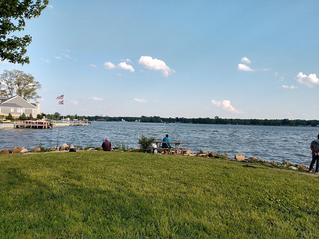 The waters of Buckeye Lake State Park