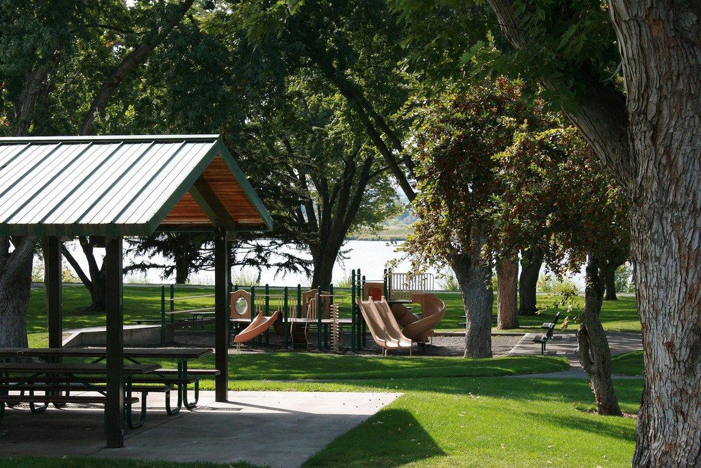 A playground at Chiawana Park